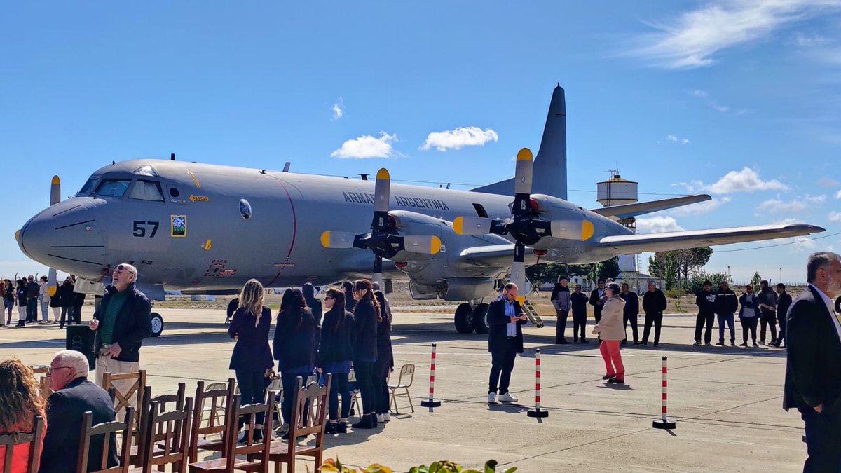 Junto al avión de patrulla marítima homónimo también con base en #Trelew, el objetivo de la aeronave será ejercer el control efectivo sobre la extensión de la milla 200, en el marco de las acciones de la Armada Argentina para la erradicación de la #PescaIlegal.