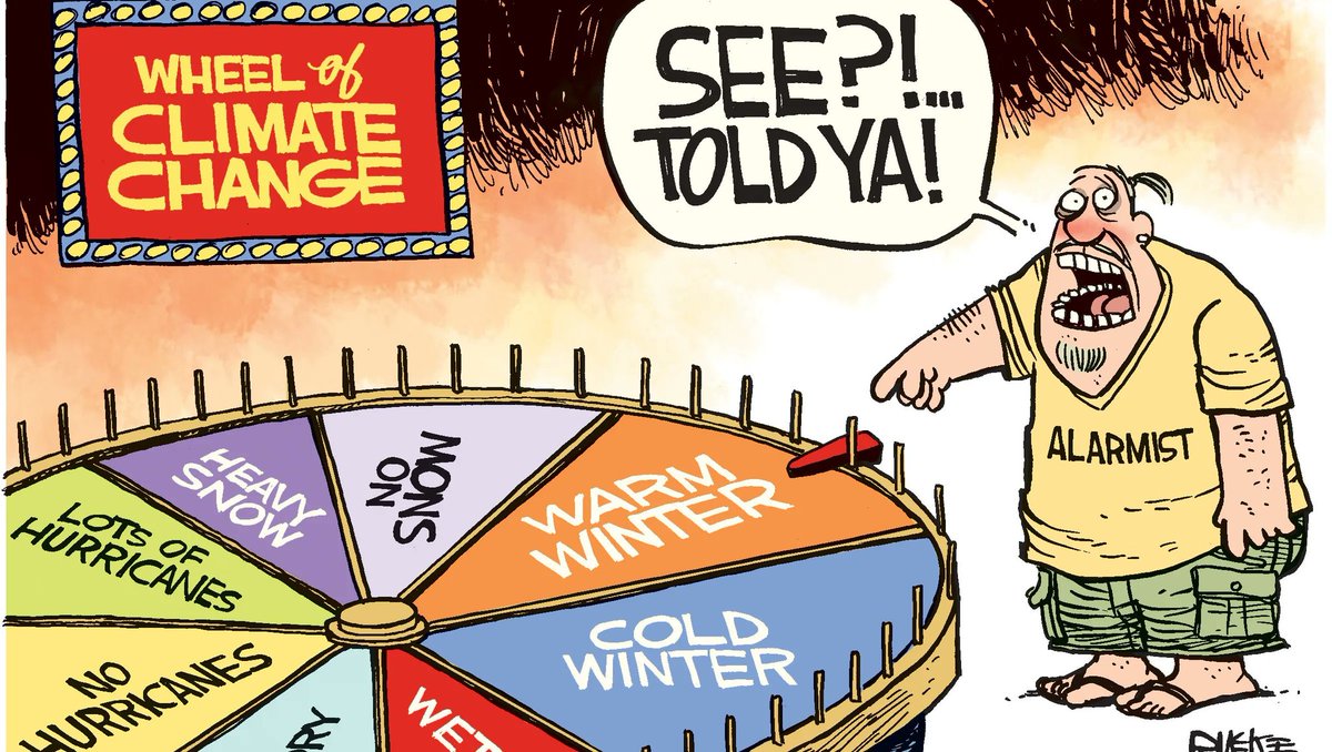 I thought it was the floods that were more likely. Do you see how this grift is done?