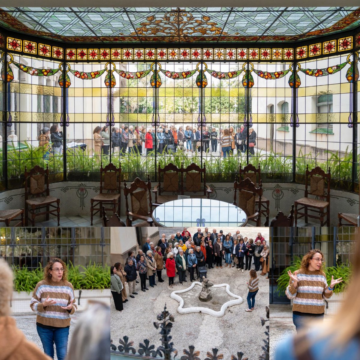 Un plaer explicar el patrimoni de Terrassa a la coral del Casal Anna Murià, pels seus 25 anys, on fa 20 anys va ser part de la meva llar (feina en molt bona companyia).