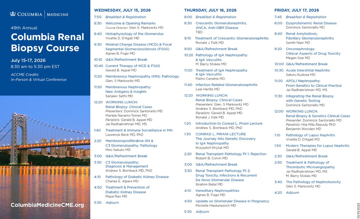 Columbia Med CME tweet media