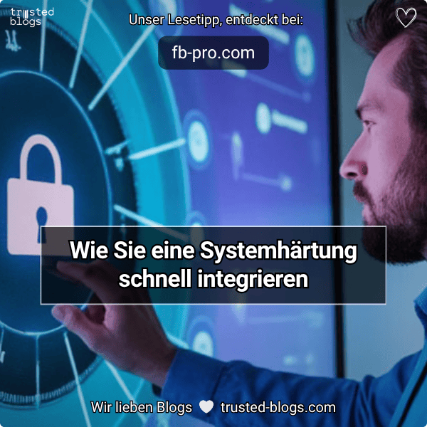 trustedblogs's tweet image. Systemhärtung ist unverzichtbar für den Schutz der IT. Durch automatisierte Maßnahmen lässt sich digitale Souveränität stärken. Im Blogartikel erfahren, wie die Umsetzung gelingt.

 👉 fb-pro.com/sh-loesung-imp…

#Systemhärtung #ITSicherheit