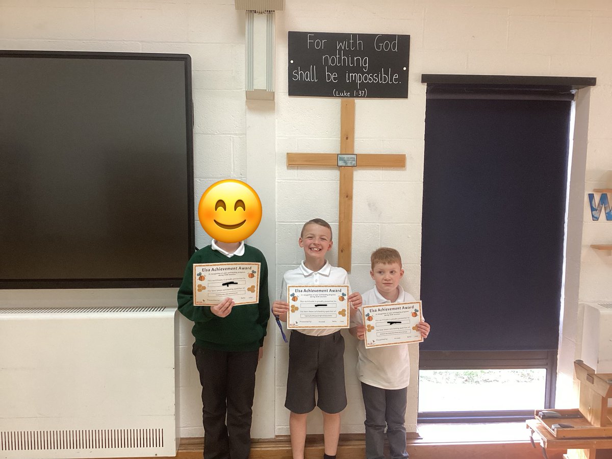LittleSuttonCoE's tweet photo. Today we celebrated these children completing their ELSA sessions with Mrs Connell. They all worked so hard and engaged with sessions exploring different emotions. Well done. https://t.co/XE86l1lnfW