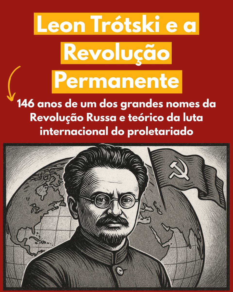 rede_comunista's tweet photo. ✊ Leon Trótski e a Revolução Permanente

Nascido em 7 de novembro de 1879, há 146 anos, Leon Trótski foi um dos grandes nomes da Revolução Russa de 1917. 

⬇️ https://t.co/yKoUOUpNgV