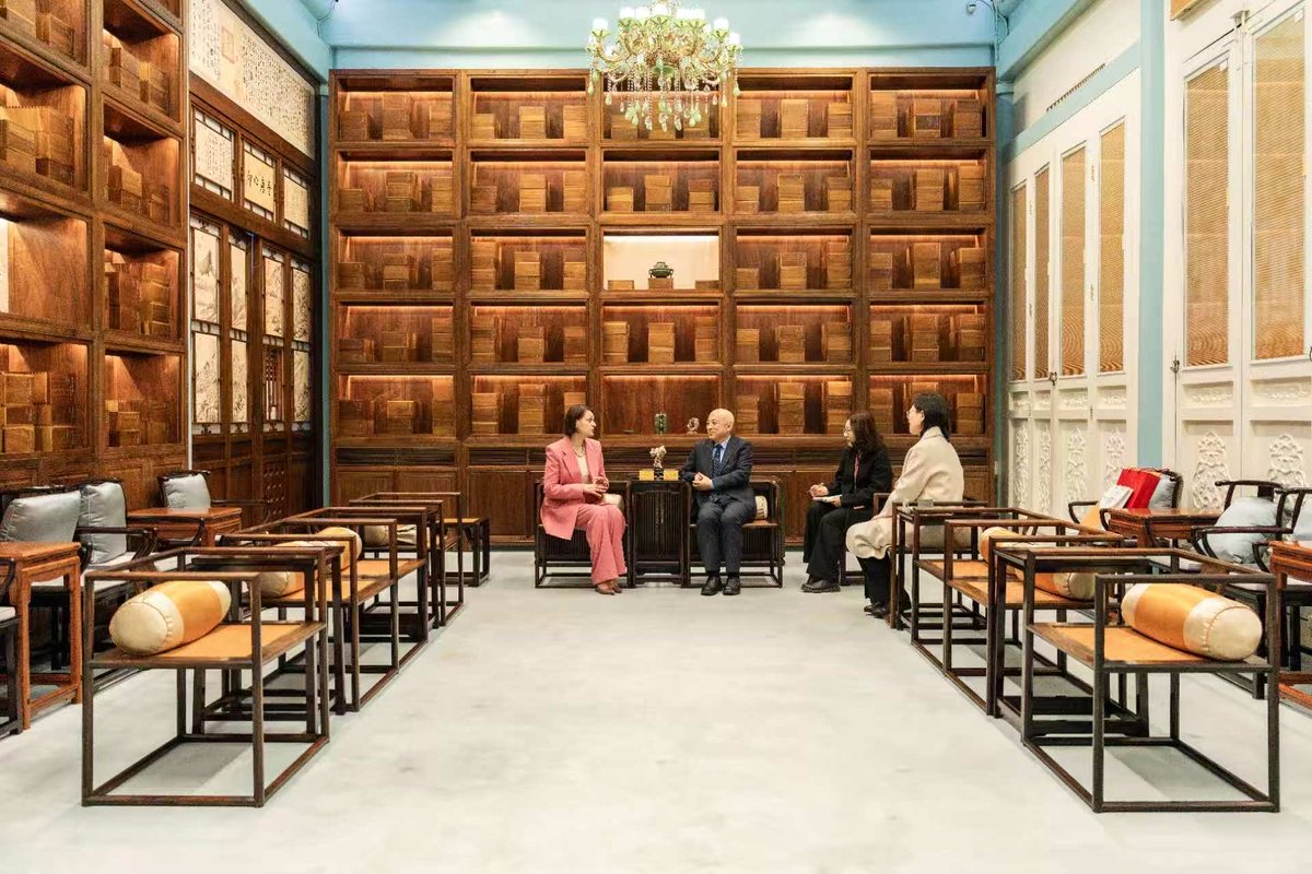 SophianouKoula's tweet image. Honoured to meet the Director of the @Palace_Museum Dr Wang Hudong  in #Beijing — a treasure of world culture. We explored opportunities for cultural exchange and collaboration. #CulturalHeritage #CulturalExchange  #PalaceMuseum #ForbiddenCity #CulturalDiplomacy @CyprusEmbChina