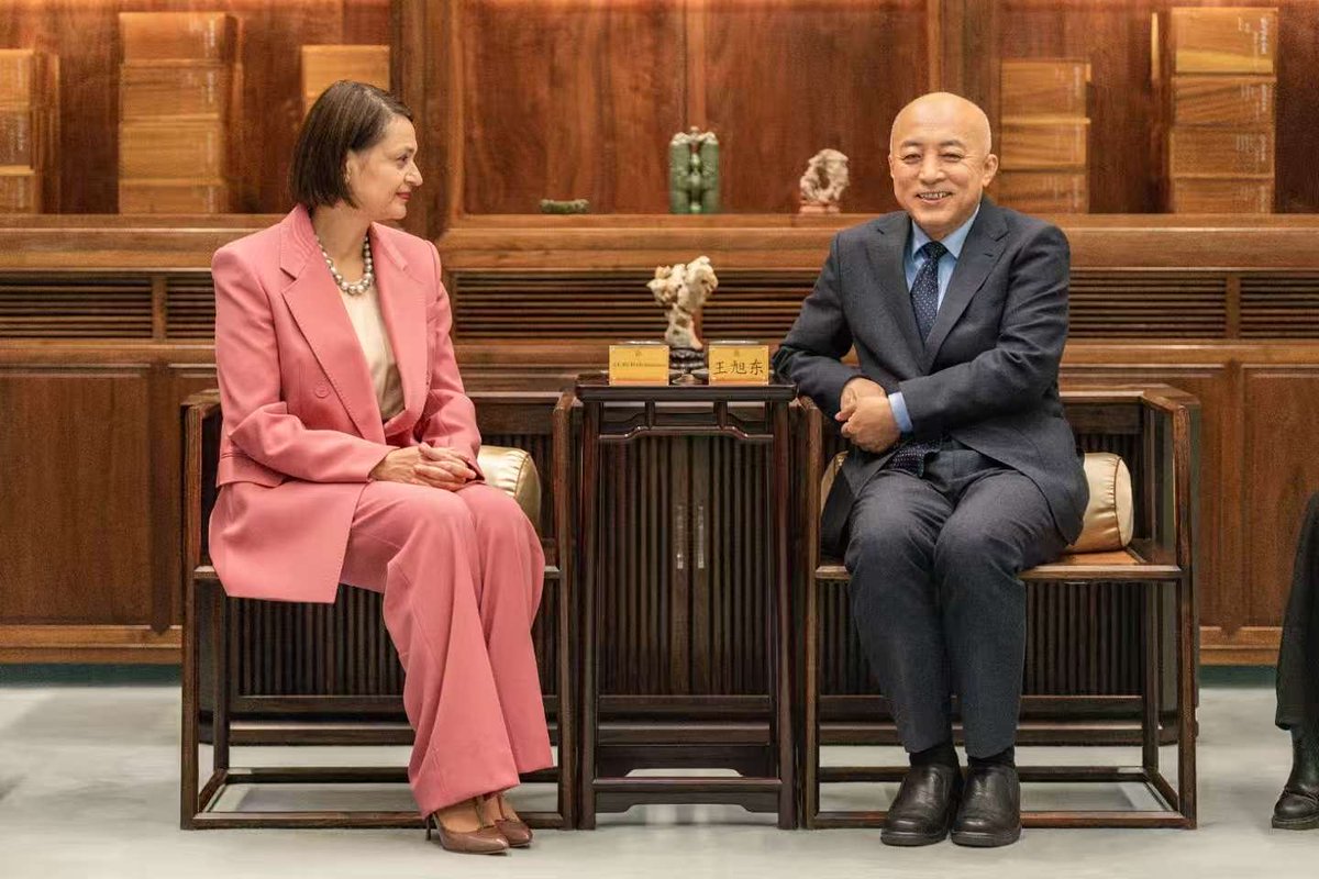 SophianouKoula's tweet image. Honoured to meet the Director of the @Palace_Museum Dr Wang Hudong  in #Beijing — a treasure of world culture. We explored opportunities for cultural exchange and collaboration. #CulturalHeritage #CulturalExchange  #PalaceMuseum #ForbiddenCity #CulturalDiplomacy @CyprusEmbChina