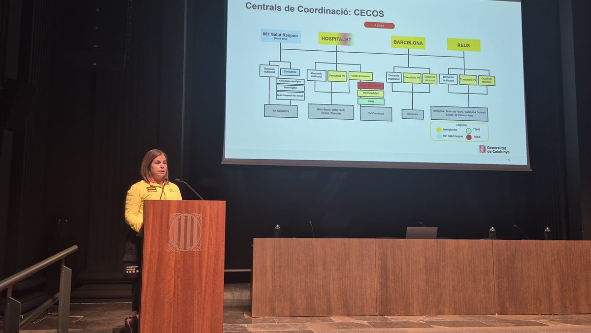 semgencat's tweet image. ☝🏽 La Marisol Querol, sotscap territorial del #SEM a Girona, participant amb la ponència 'La Taula de fragilitat en la gestió del pacient crònic complex', en el marc de la 'Jornada sobre l’estratègia d’atenció a les persones fràgils, #PCC i #MACA a la Regió Sanitària de Girona'.