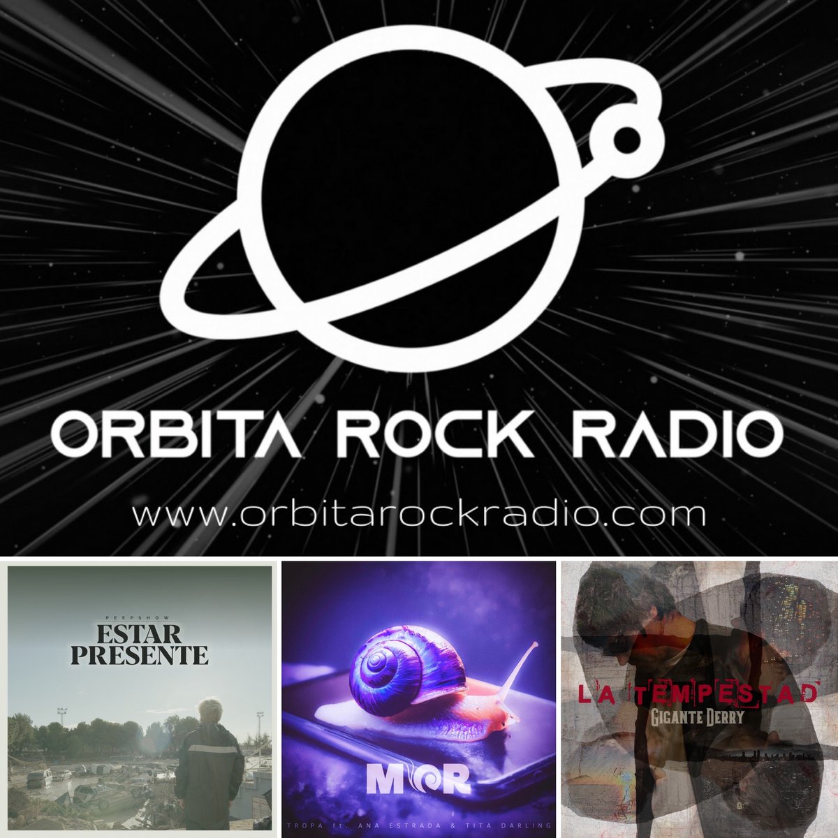 Nueva música en la rotación de #OrbitaRockRadio a cargo de <a href="/peepshow_banda/">PEEPSHOW</a>, <a href="/GiganteDerry/">Gigante Derry</a>  y #Tropa feat. #AnaEstradart y #TitaDarling

Sintonízanos / descarga el App: orbitarockradio.com