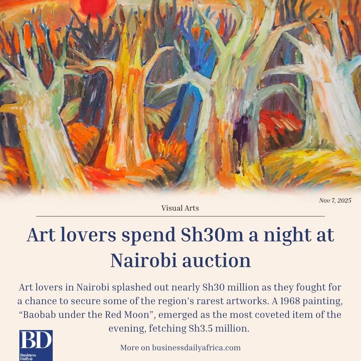 Art lovers spend Sh30m a night at Nairobi auction 

More on: zurl.co/ZAgoo