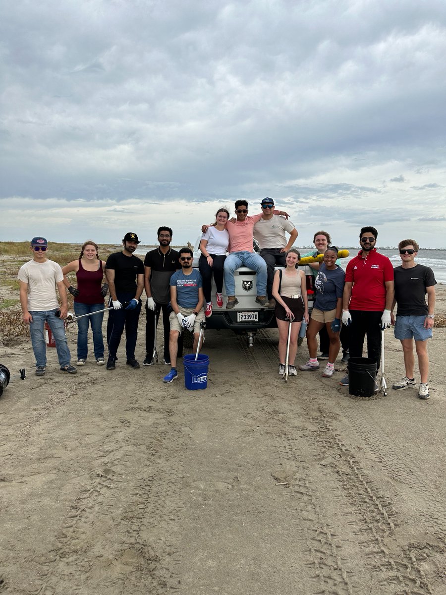 Recently, our Volunteer &amp; Marine Debris Coordinator Emily Braud hosted <a href="/ULLafayette/">University of Louisiana at Lafayette</a>'s ASCE student chapter for their “Clean the Coast” event! 🌊 Students removed 1,500+ lbs of debris at Elmer’s Island, heard talks from <a href="/LDWF/">LaWildlife&Fisheries</a>, BTNEP &amp; <a href="/nature_org/">The Nature Conservancy</a>, and helped restore Lafitte Woods