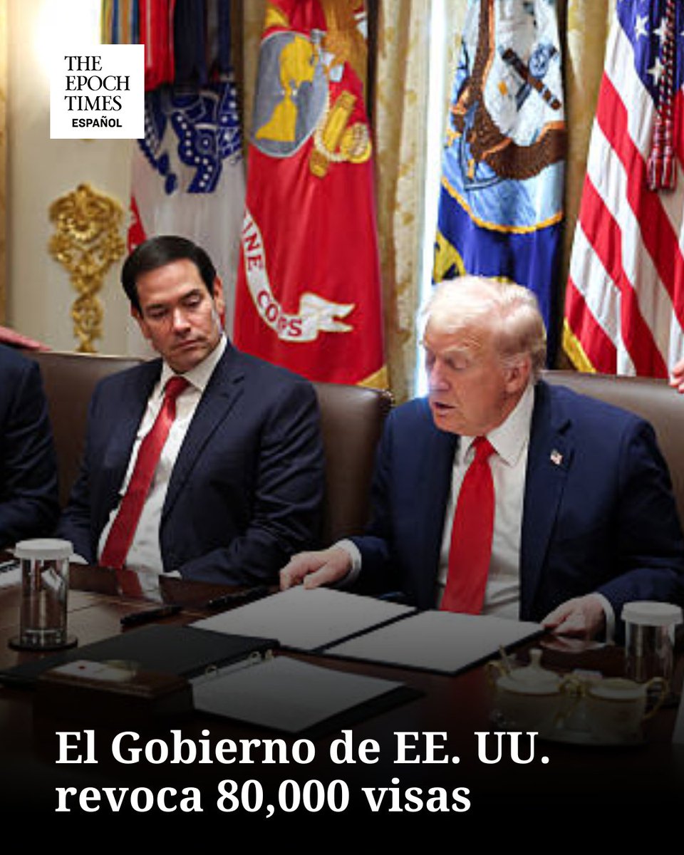 EpochTimesEs's tweet photo. La Administración no dudará en revocar los visados de los extranjeros que "socaven nuestras leyes", afirmó un funcionario del Departamento de Estado.
#VisasEEUU #ViajesInternacionales #NoticiasUrgentes #MigraciónUSA #AlertaVisa #EEUU
Mira la nota👉 https://t.co/zo7SNJkY2b https://t.co/tnQPSy4t9j