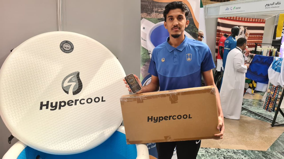 HypercoolSA's tweet image. 🏆 تكملة تحدي Hypercool في @sconfsa – جامعة الملك سعود!

🌊 أبطال إضافيين قدروا يثبتون قوتهم في الحوض البارد ❄️

#Hypercool #العلاج_بالماء_البارد #استشفاء #جامعة_الملك_سعود #الرياضة #الاستشفاء_العضلي