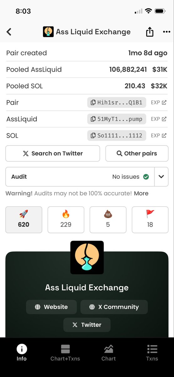 Legendary_Huntr's tweet photo. We are 1 Month 8 Days old !!
Team is Building in painful days !!

Community support is excellent !!
Just needed is Patience !!

Keep Clicking 🚀 and Keep Supporting 🔥$ASSLIQUID on #dexscreener 

$ASTER $PEPE $PANDU https://t.co/ya3c627d5e