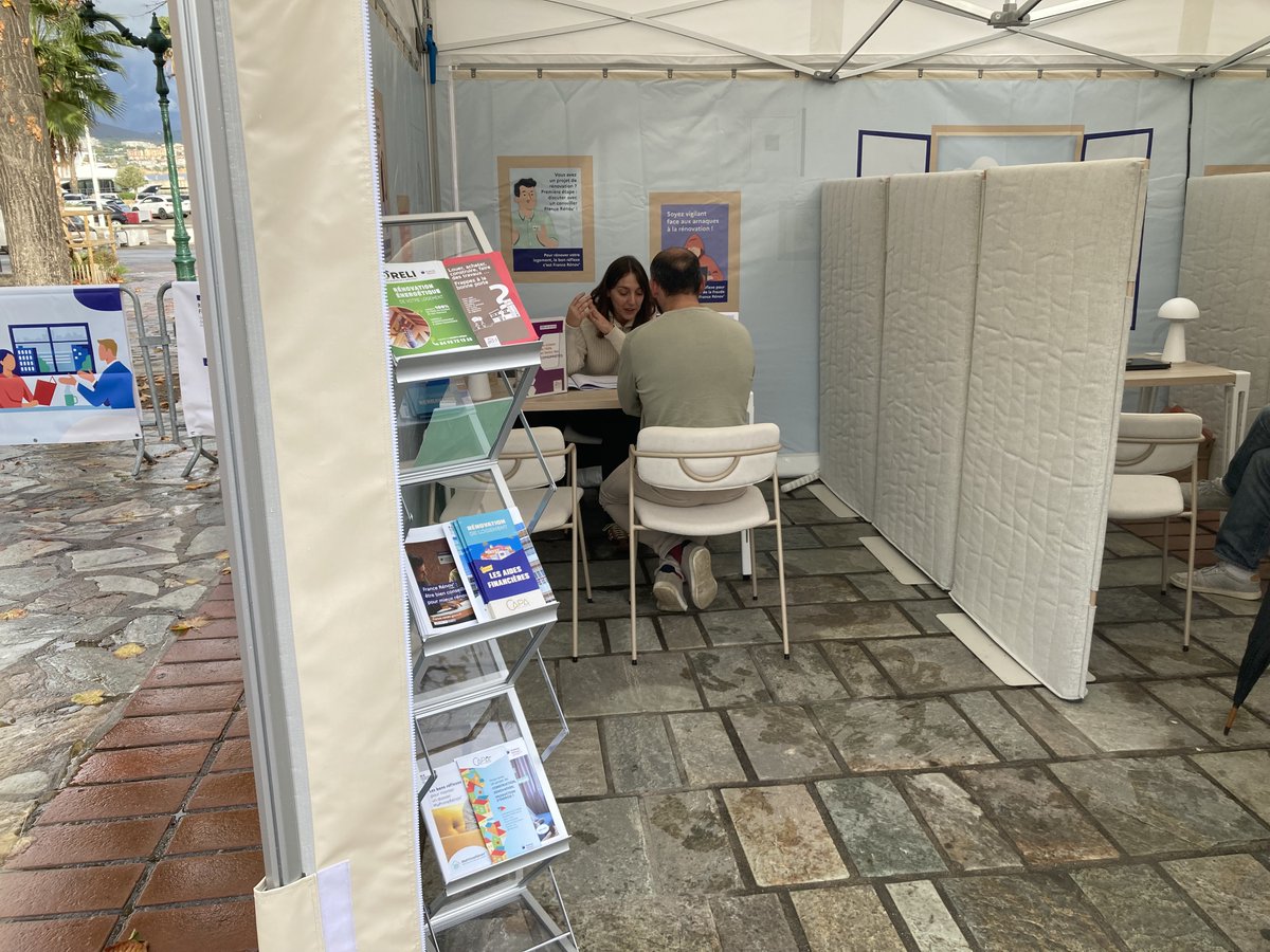 🏠France Rénov’ est à Ajaccio aujourd’hui !
 👉L'ADIL de Corse est présente pour vous informer.
📌Vous pouvez également nous rencontrer dans l'une de nos agences, sur Ajaccio ou Bastia.
☎️04 95 20 85 25 à Ajaccio
☎️04 95 58 15 32 à Bastia