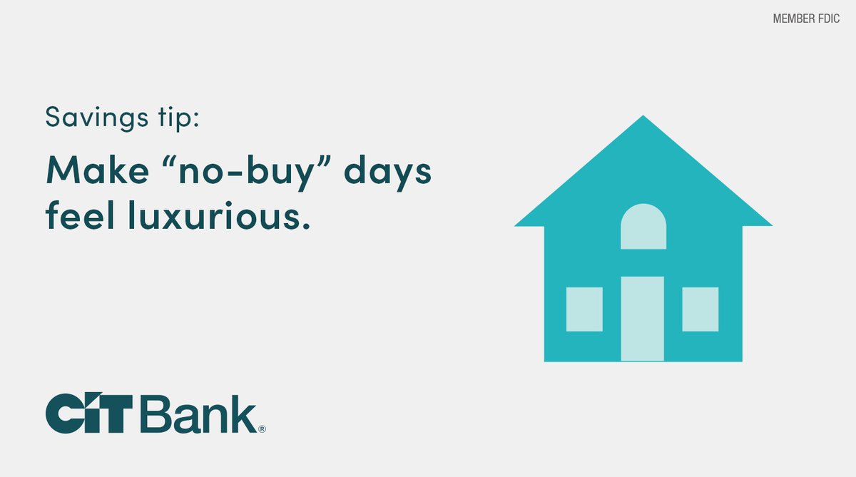 CITBank's tweet image. Designate a day to spend nothing and fill it with cozy, high-quality rest. Read a book, binge a show, take a bubble bath, cook dinner at home and dine by candlelight. Zero spending, zero stress.