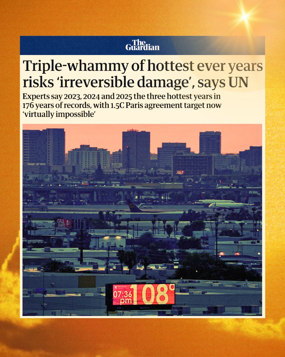 DaleVince's tweet image. So this year will be the third hottest year on records - stretching back 176 years…big deal - but the first and second hottest years in that 176 year period are last year and the one before. Three years in a row, all busting 176 year records…we are deep into the climate crisis.…