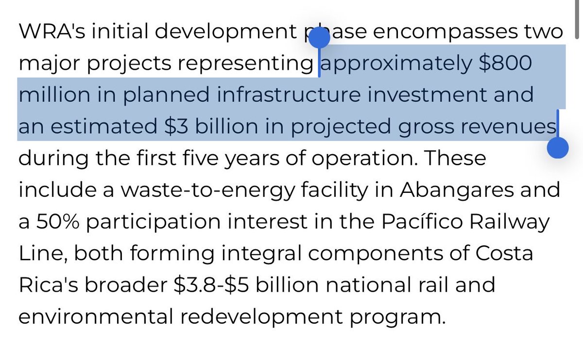 Ace500x's tweet image. $ECOX merger .0002

$800M in planned infrastructure investment and an estimated $3B in projected gross revenues.