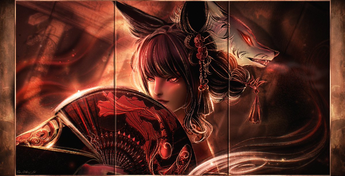 ✦ The Fox Lady ✦

I hope people don't mind me posting so many different aesthetics, I can never control what inspires me at x or y moment 🥹
This one feels like wallpaper material so I'm happy with it!

Process in replies ~