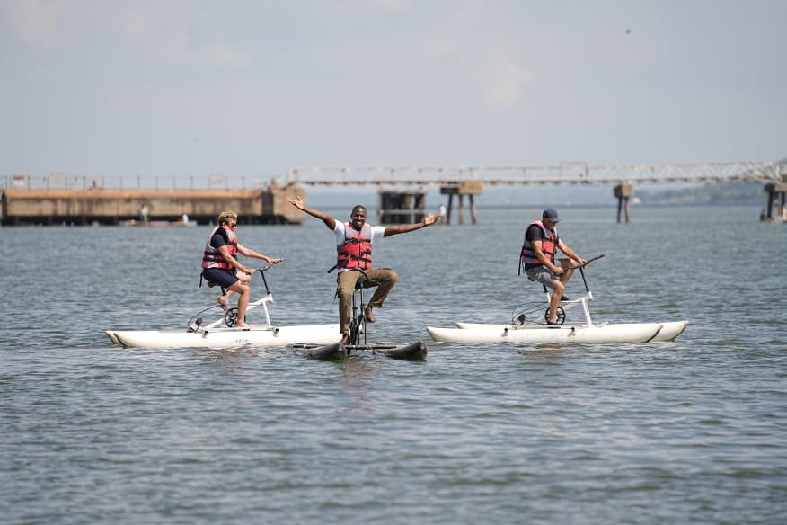 karothk256's tweet image. Uganda will be missed by Kenyans. 

Today was legendary 🇺🇬 ✌️ #UgKeCoastTourism2025 famtrip crushed it: water biking on the mighty Nile! Cruising Jinja’s wild rapids, jaw-dropping scenery, non-stop laughs, pure bliss. 

Thrilled to host you—return soon! 🇺🇬🇰🇪
#ExploreUganda