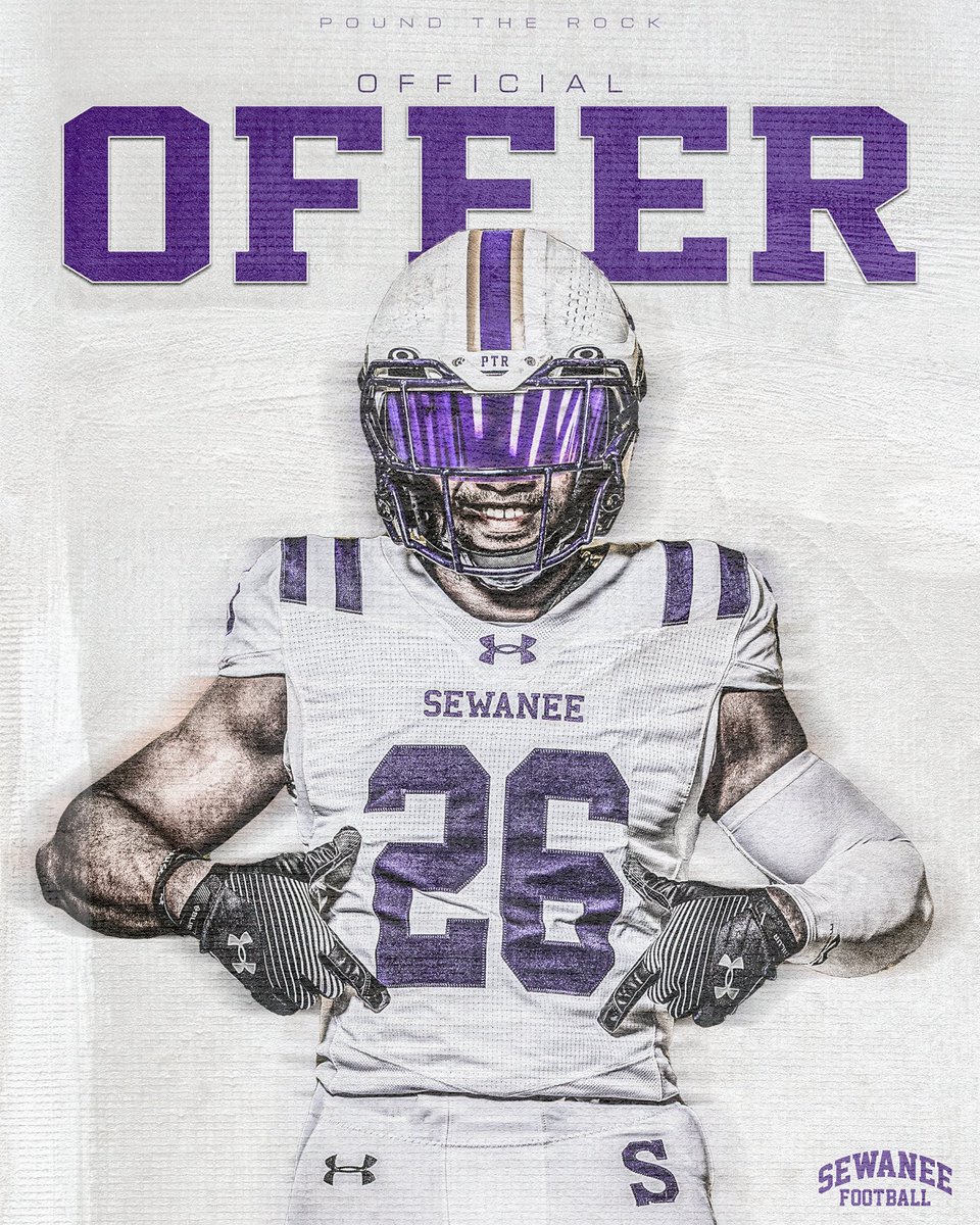 After a great conversation with <a href="/mikemcghee16/">Michael McGhee</a>, im beyond blessed to receive and offer from Sewanee ✝️💜!  <a href="/TuckerSpeer_/">Tucker Speer</a> <a href="/HallTechSports1/">Hall-Tech Sports</a> <a href="/2LiveQ_/">Q.</a> <a href="/RecruitAthens/">Athens Recruiting</a> <a href="/coachgross73/">Cody Gross</a> <a href="/DownSouthFb1/">Down South</a>