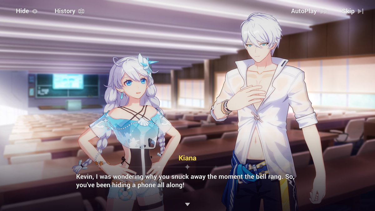 Bro is sneaking his phone and texting his GF during class