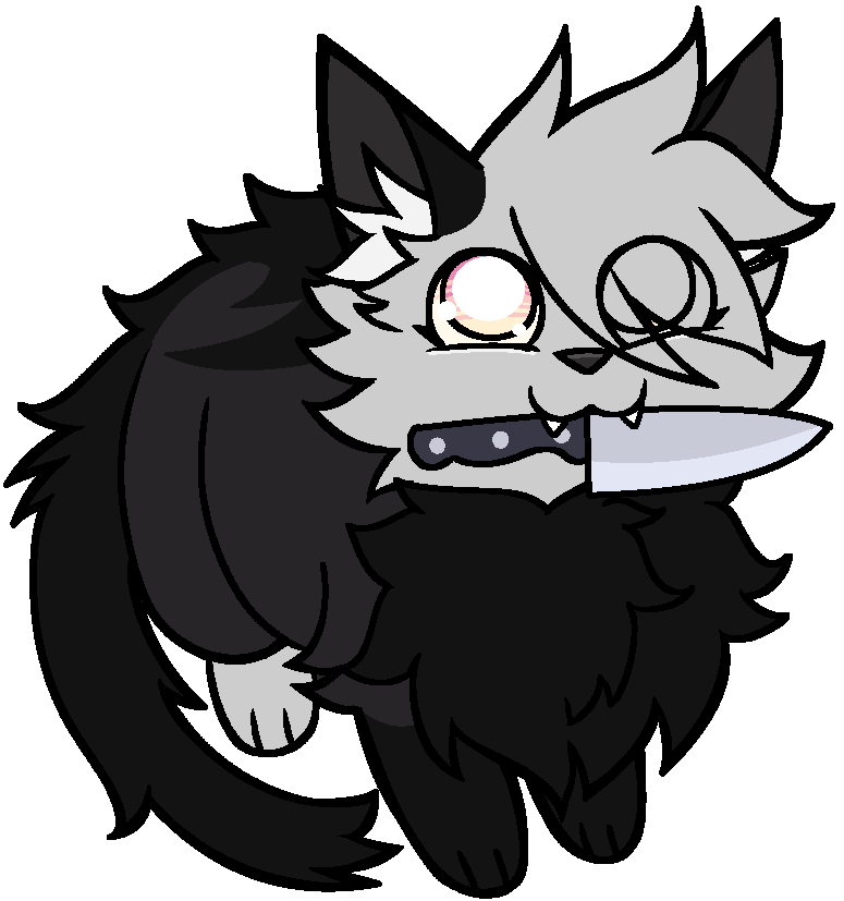FluffAbyss's tweet image. Been in the Warrior Cat scene lately. This is Batchirp and he's my baby ♡