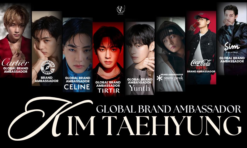 Kim Taehyung, reigning beyond industry &amp; borders.

The most searched &amp; in demand, V’s every moment is a movement. Each realm he touches evolves &amp; each vision he embodies endures. The timeless convergence of power &amp; creation, shaping culture through his artistry, influence &amp; soul.