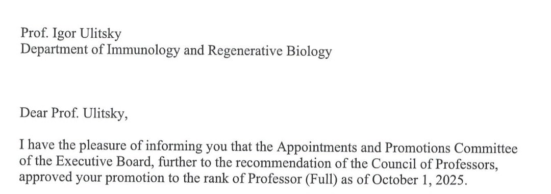 Igor Ulitsky tweet media