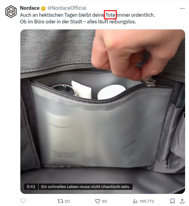 Ich kann das leider nicht kaufen, in Ermangelung einer leblosen Person weiblichen Geschlechts.