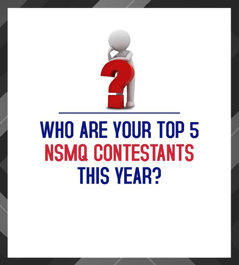 NSMQGhana's tweet photo. Who are your top 5 NSMQ contestants this year?

#NSMQ2025 #Primetime https://t.co/p7E95TnbEH