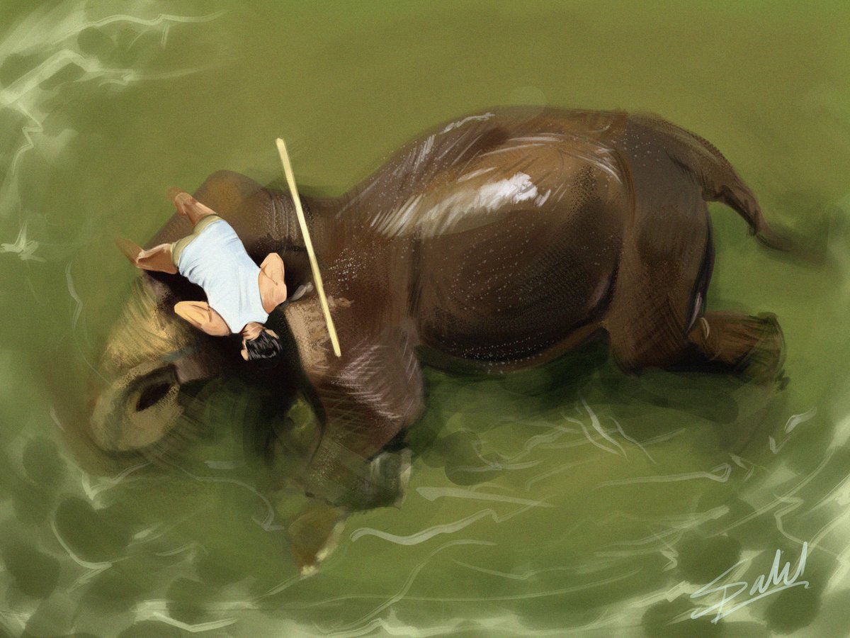 mdljoyboy's tweet photo. Peace in stillness 🐘
A digital painting capturing the bond between man and nature.
#DigitalArt #ConceptArt #PaintingStudy #Illustration” https://t.co/aPEjDwfGug