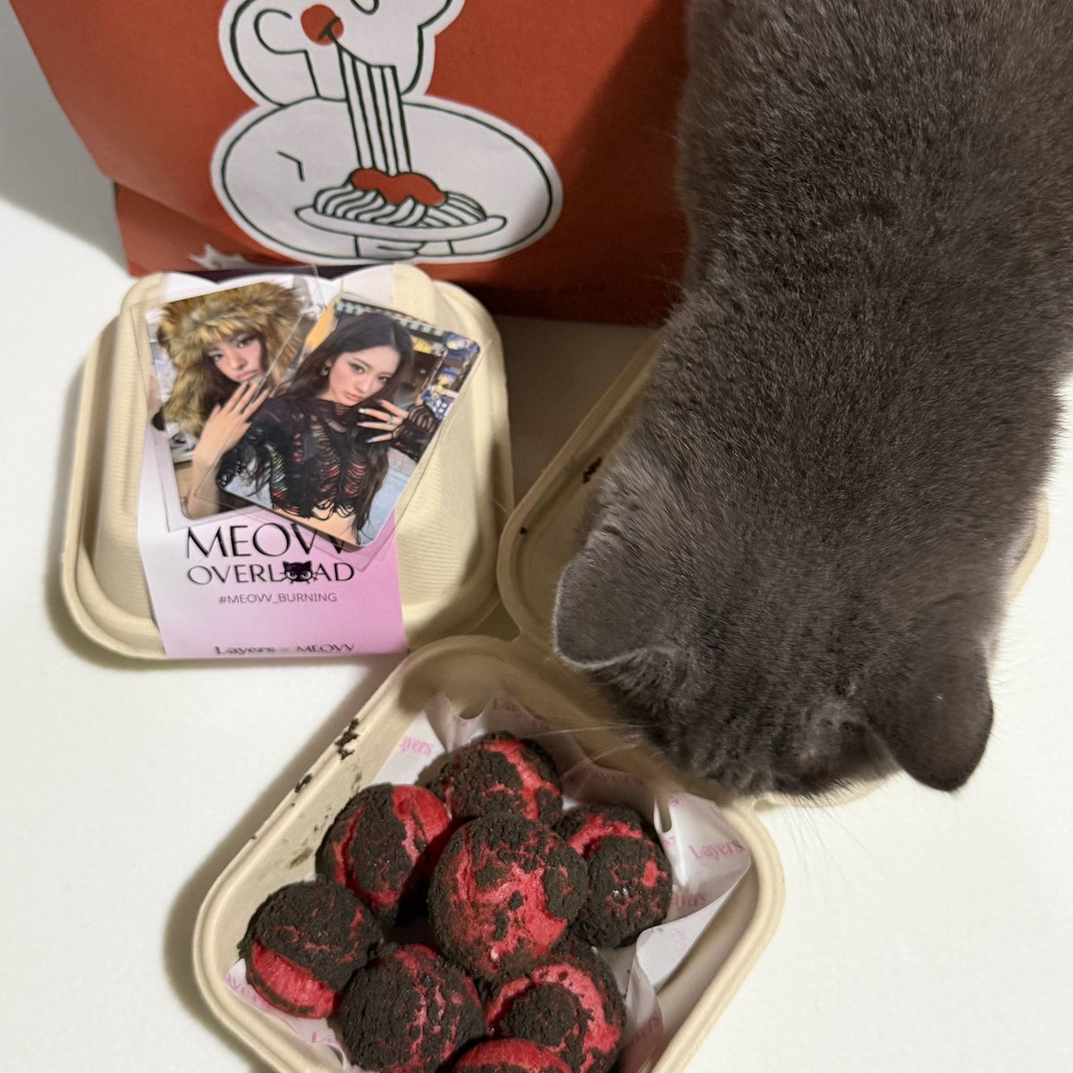 itboyxsunghoon's tweet image. ขอบคุณพี่สปอนคับ มีคนได้กินตั้งสามคน 🐈‍⬛🖤