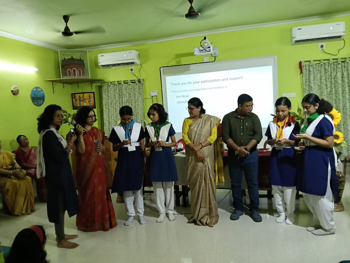 matiurkws's tweet image. Exciting news!
Shruti Gyan, an audio-based learning project designed by Neil Bose (IMSA, USA), launched at Maharani Kashiswari Girls HS!
Enhancing student learning through the power of sound 🎧📚#ShrutiGyan #EdTech #AudioLearning 
@EduMinOfIndia  @PMOIndia @vandnasri @MSJEGOI