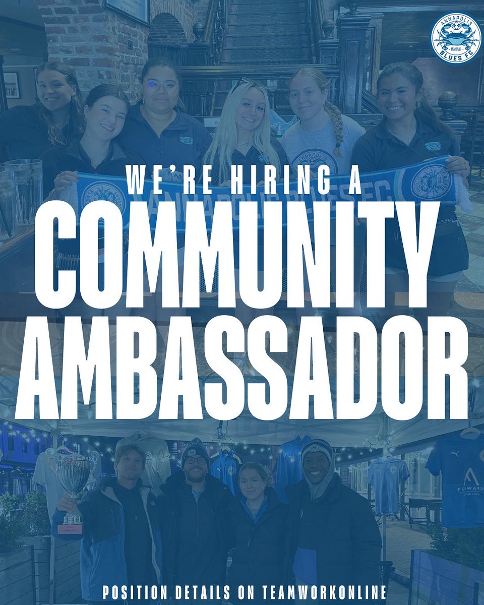 We’re Hiring 🙌

We are looking for a local Annapolitan to help grow our community outreach team! Join the fastest growing team in the country and help give back to YOUR community! 

Apply today at teamwork online or visit the link in our bio to apply!