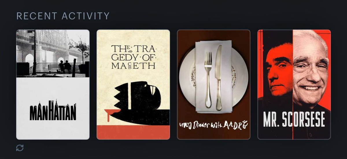 gsylvester's tweet photo. @letterboxd Ask and ye shall receive. My #LetterboxdFriday #LastFourWatched 📺 https://t.co/cHYItC8COy