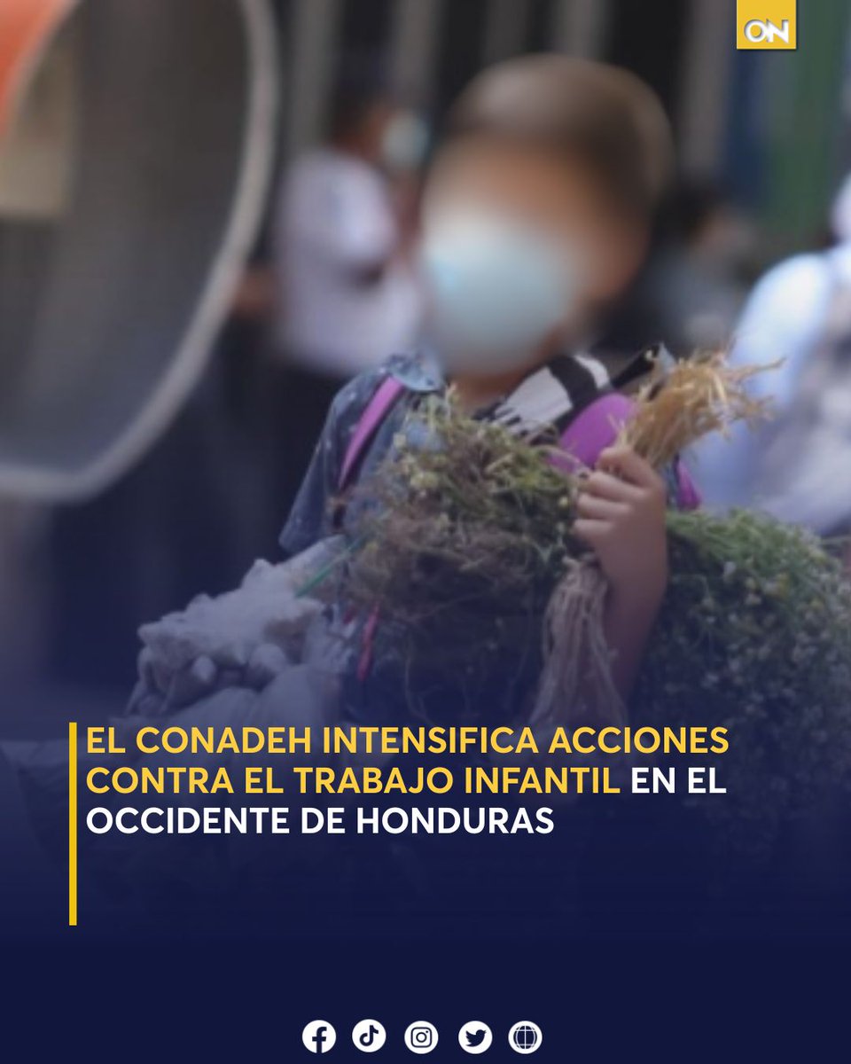 11_Noticias's tweet image. 🟡| Muchos niños cambian los cuadernos por herramientas de trabajo, el  Conadeh busca cambiar esta realidad con nuevas medidas en el occidente del país.

👉 Lee la nota completa:
oncenoticias.hn/nacionales/el-…

#TrabajoInfantil #Conadeh #NoticiasNacionales #OnceNoticias