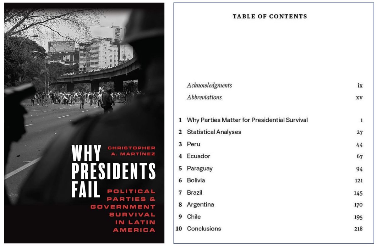Presidentes y partidos

El politólogo <a href="/martineznourdin/">Christopher A. Martínez</a> aborda la pregunta: ¿Cómo se relacionan los partidos políticos con la supervivencia de presidentes? Extrae conclusiones basadas en la experiencia de América Latina.

Para una reseña en español, ver: perfilesla.flacso.edu.mx/index.php/perf…
