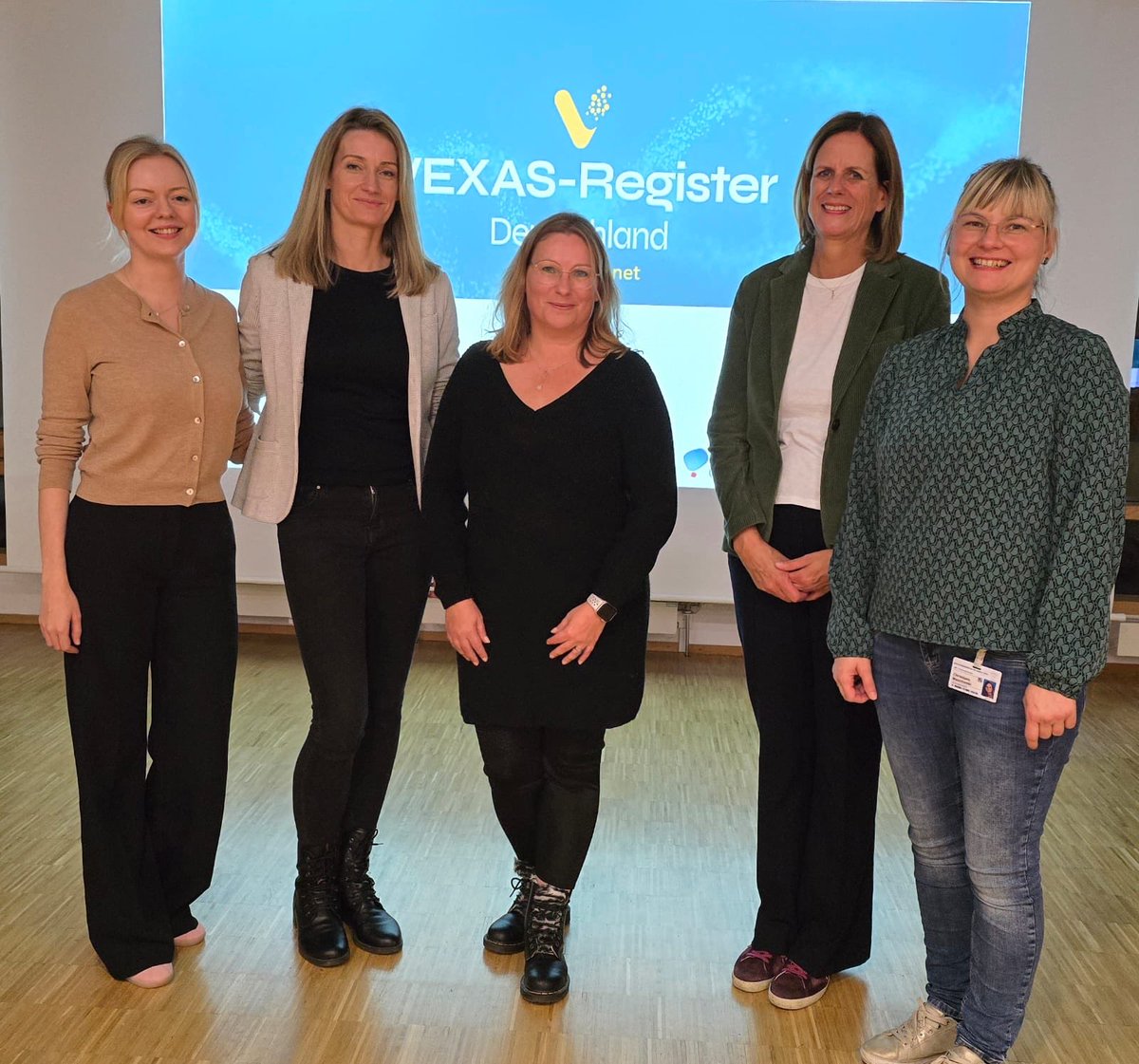 GoetzeKatharina's tweet photo. Education is key to patient empowerment and involvement. Yesterday, we hosted the first #VEXAS patient café at the University hospital in Dresden - bringing together patients and their partners from across Germany to learn, connect and engage! https://t.co/NCfTtZDJee