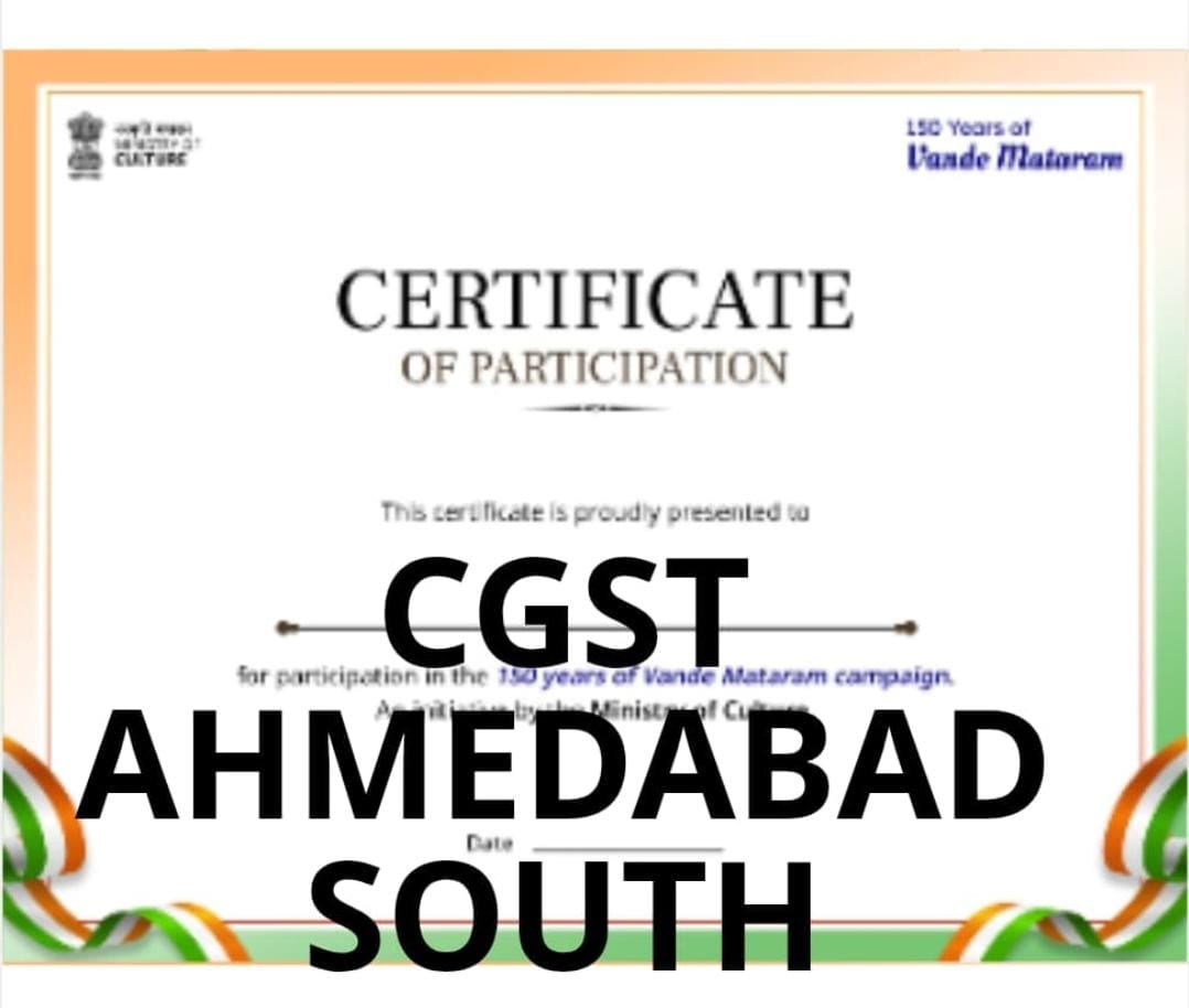 CGST Ahmedabad South Commissionerate tweet media