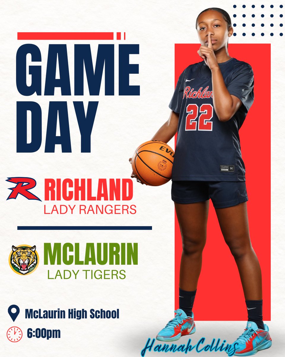 Game Day!!!! Come support the Lady Rangers at McLaurin High, 6pm.