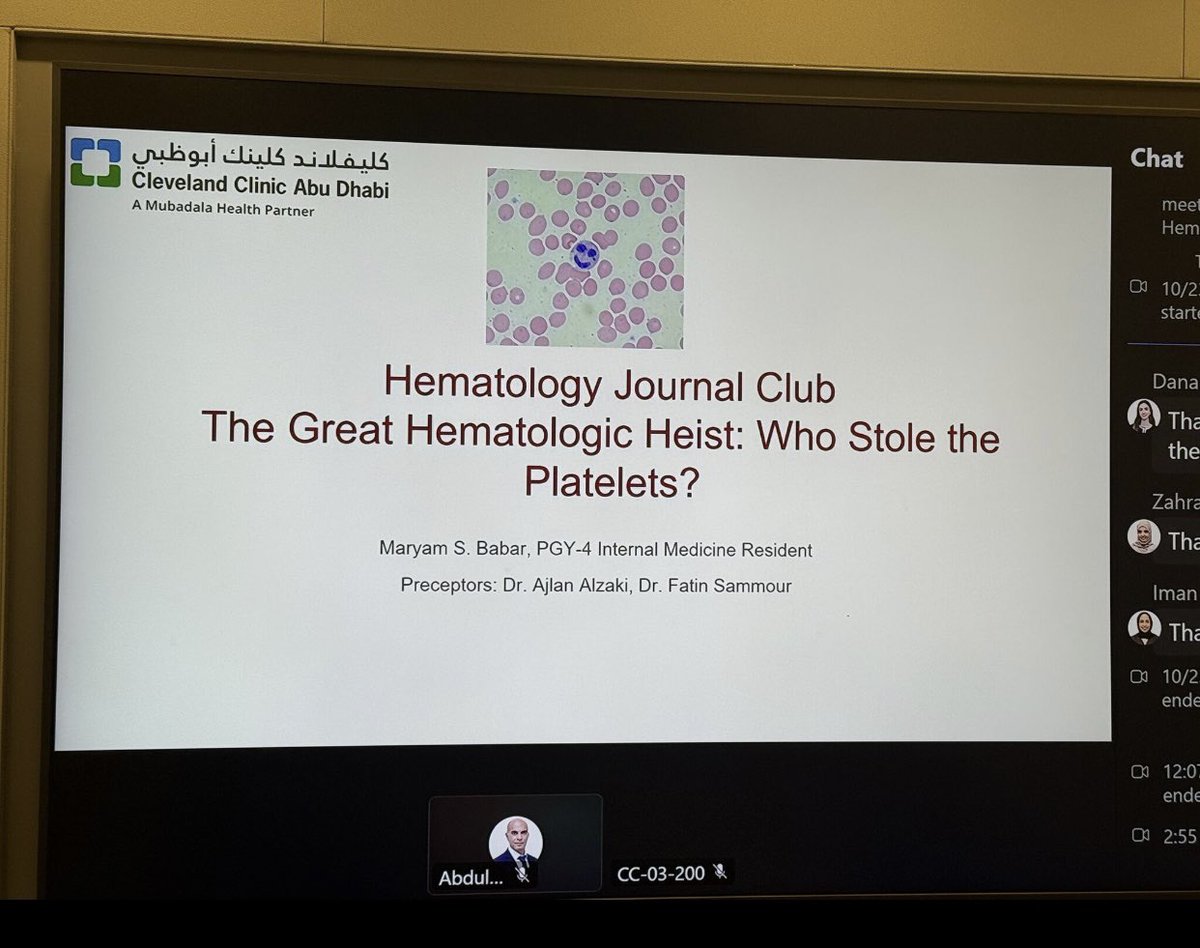maryamycin's tweet photo. Hematology Journal Club: 🩸 

The Great Hematologic Heist: Who Stole the Platelets? 

#MedEd #InternalMedicine #Hematology https://t.co/RF6XjVD2Bf