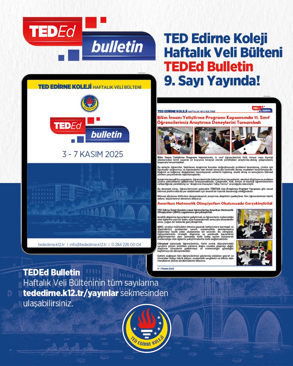 TED Edirne Koleji tweet media