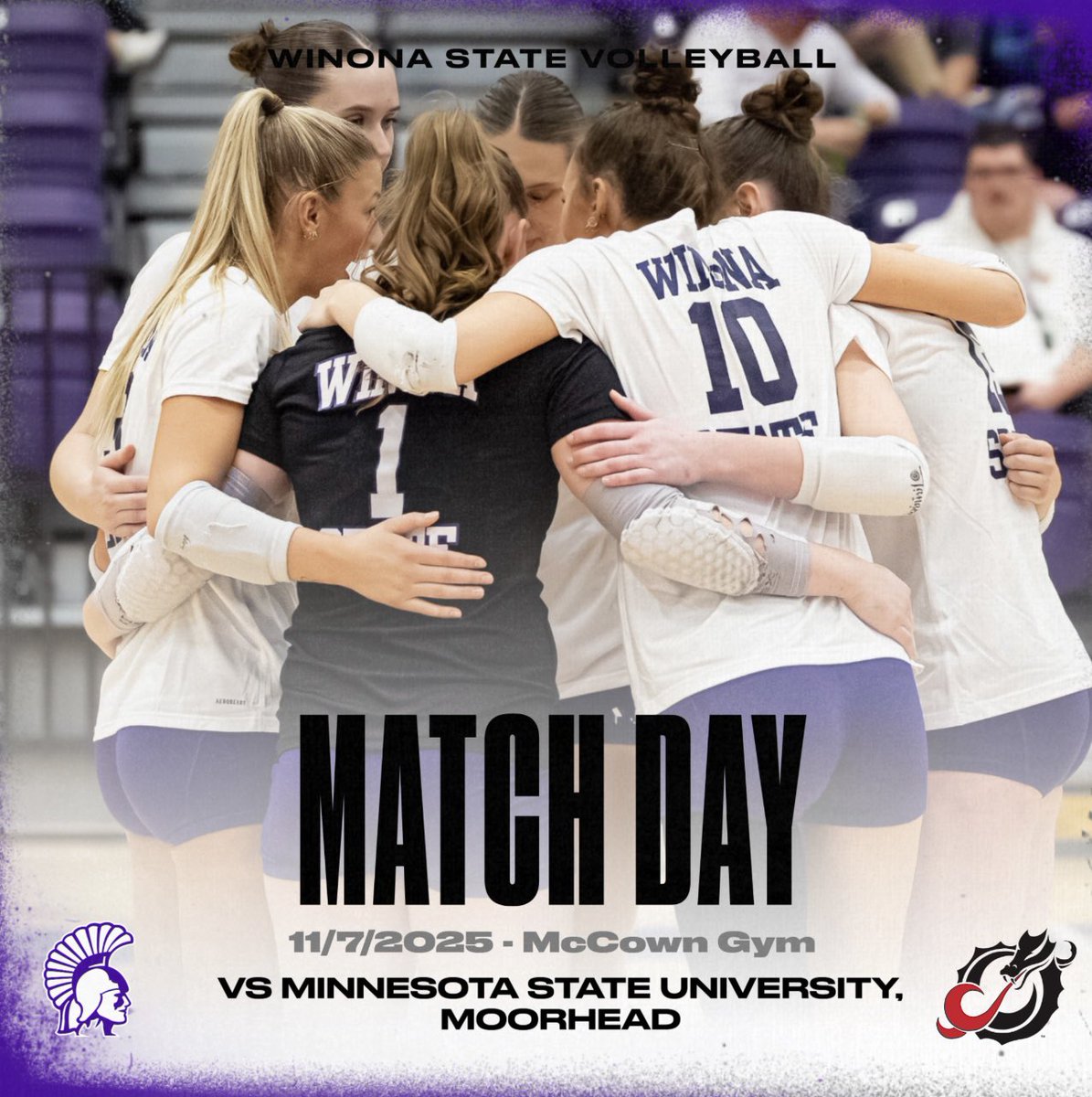 Winona State VB tweet media