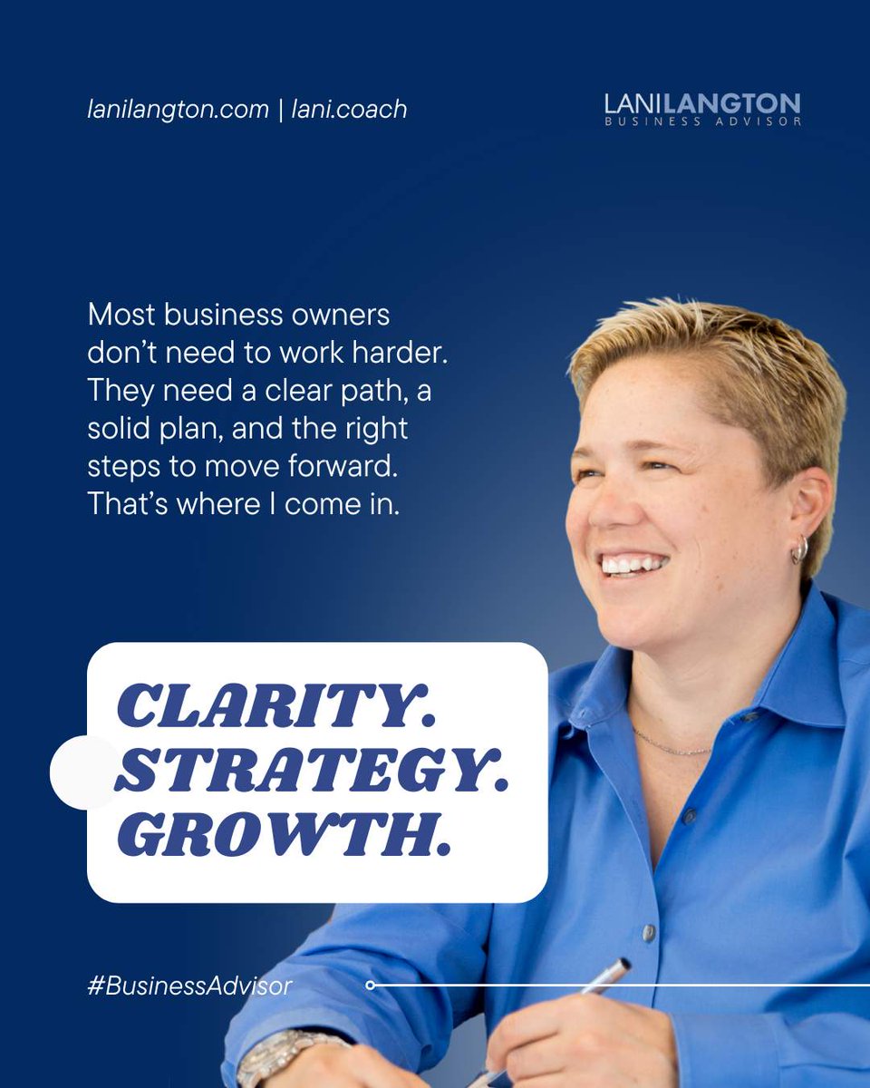 BizCoachLani's tweet image. Not a hustle problem. A clarity problem.

Let’s get things aligned.

👉 Start with a free conversation: subsil.io/LaniBOOK

#businessclarity #smallbusinesshelp #profitplanning