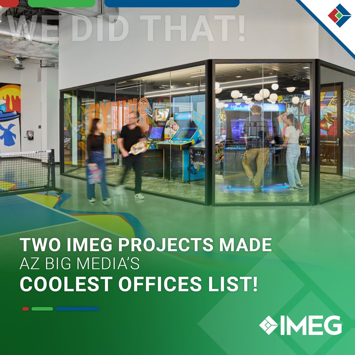 🎉 Two IMEG-designed offices make AZ Big Media’s “Coolest Offices” list!

We contributed MEP engineering and construction administration for Offerpad and thr Dutch Bros headquarters.

🔗Read more: pulse.ly/2pjdca4xbt

#WeareIMEG
