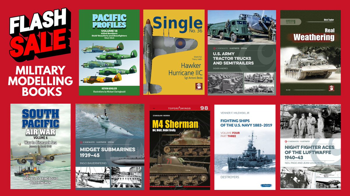 Script_Military's tweet image. Military modelling books MEGA SALE! 
tinyurl.com/43nnyjkr

Save 25% on all books in this collection with discount code MOD25 at checkout on the P&amp;amp;S website.
*Valid until 15.11.2025.