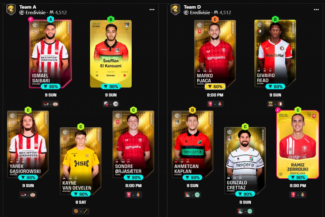 Sorare Eredivisie tweet media