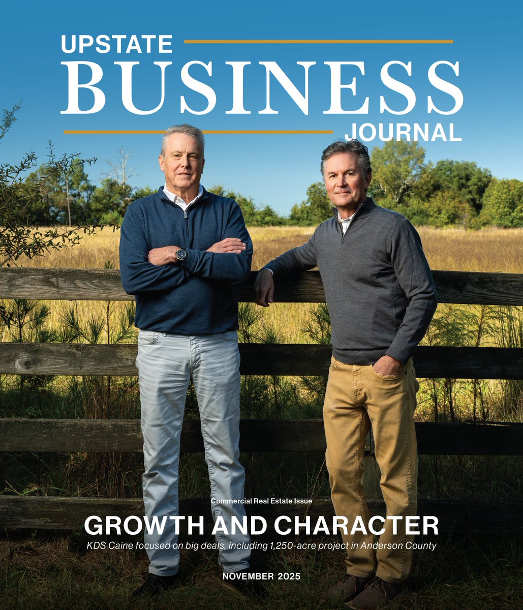 UpstateBiz's tweet image. In this month&apos;s CRE issue, you&apos;ll find updates on 9 GVL commercial real estate projects, info on the Westin Poinsett hotel hitting the sales market, a Q&amp;amp;A with KDS Caine’s Mark Ratchford, Mark Masaschi and more.
upstatebusinessjournal.com