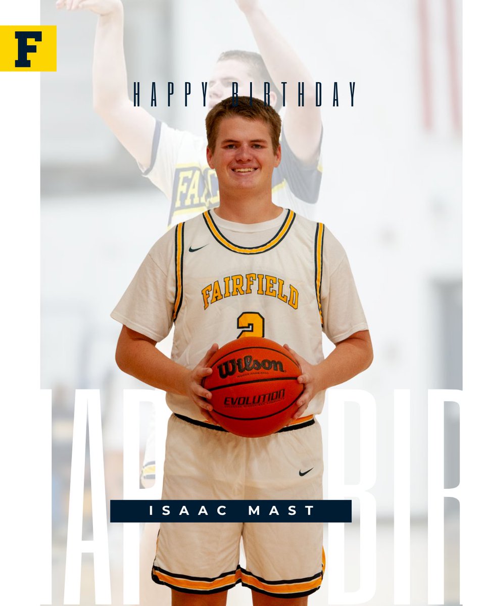 We missed posting this a couple days ago but wanted to give Isaac his shoutout. Happy birthday to Senior @_isaacMast!