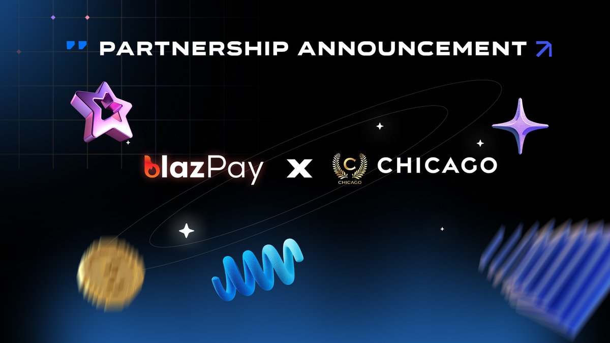 blazpaylabs's tweet image. We’re excited to announce our partnership with @chicago_cgv  — the project rebuilding the gaming economy from the player’s perspective. 🤝

While corporations extract value and gamers get nothing, CLT flips that. 
Together, Blazpay × Chicago Coin will empower player-owned…