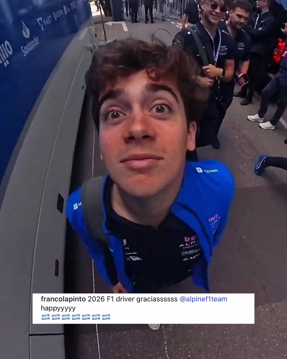 f1miami's tweet image. See you in May @FranColapinto 👏💙